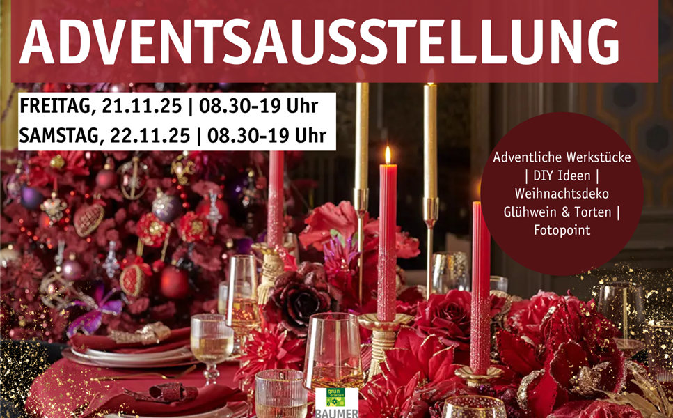 21. und 22. November 2025 - Adventsausstellung