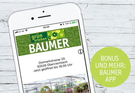 Die Baumer App nutzen